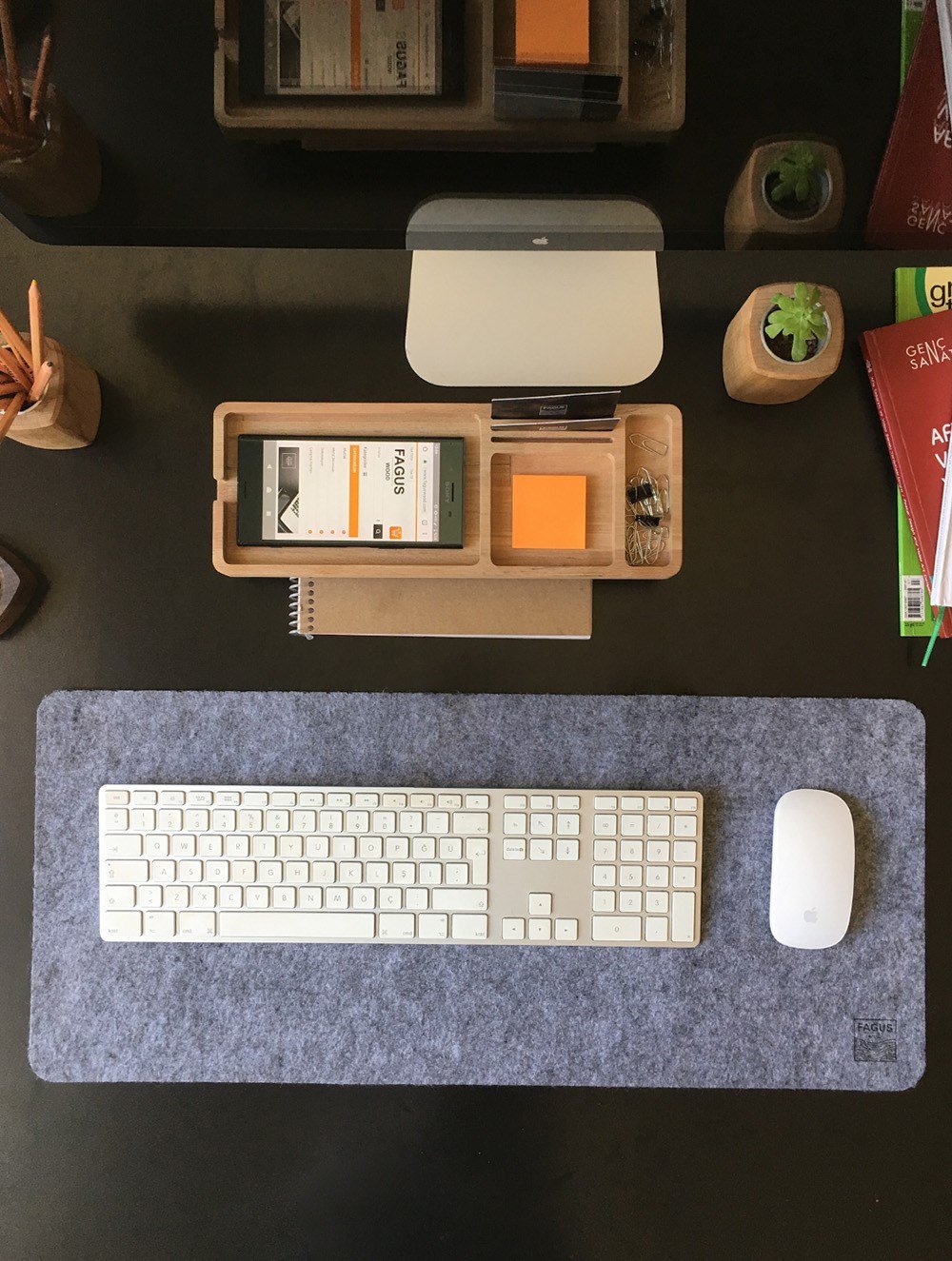 Mini Masa Matı (Gri)