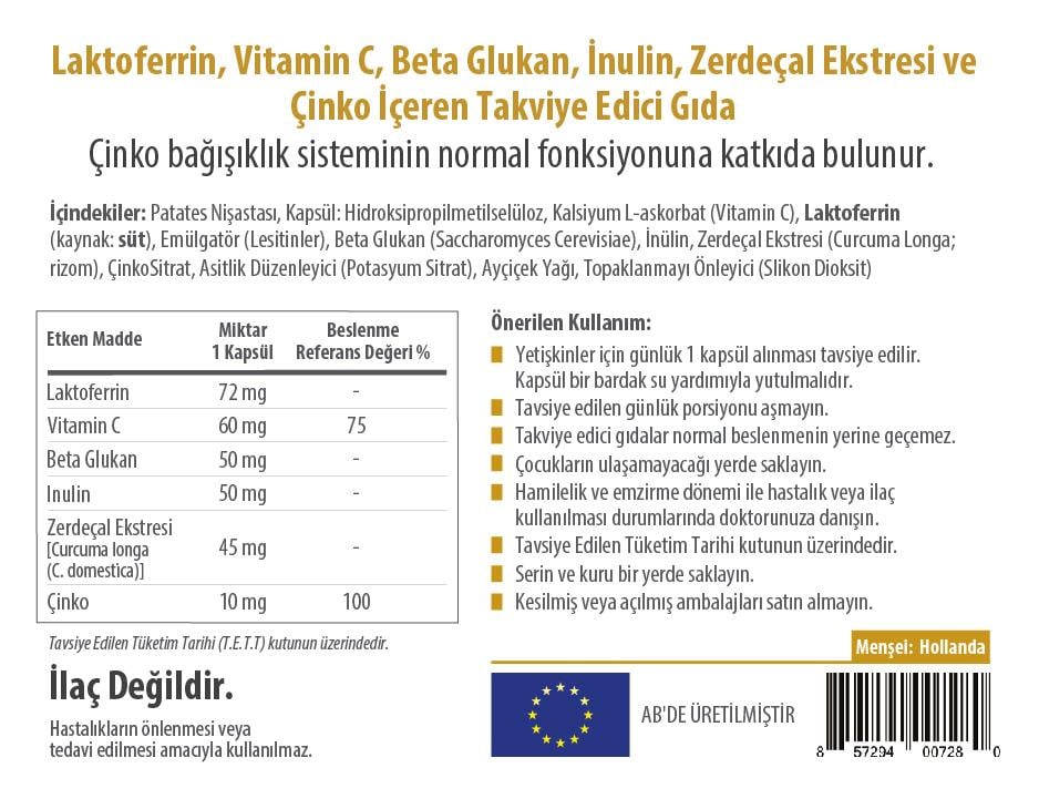 Lactoferrin Gold 1.8®
