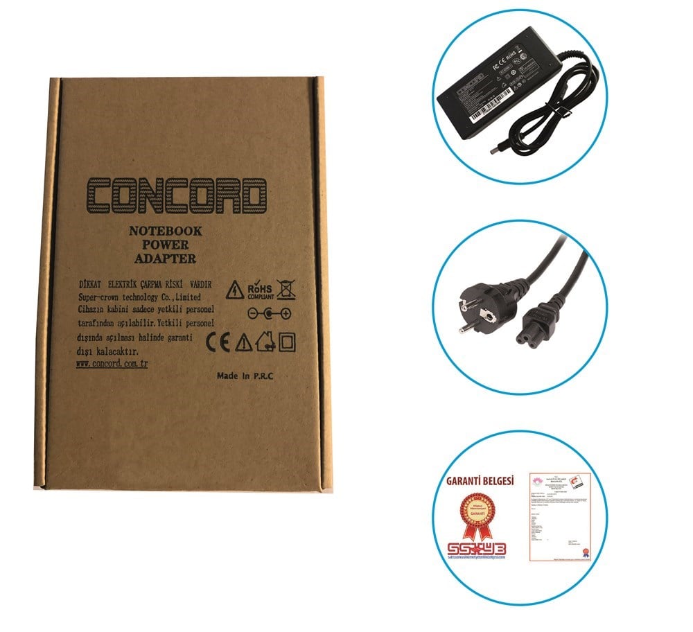 19V 4.74A 90W 5.5*2.5 Laptop / Notebook Adaptör Şarj Aleti 