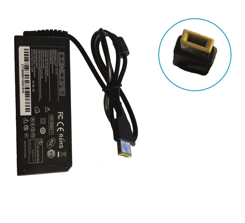20V 3.25A 65W Laptop / Notebook Adaptör Şarj Aleti