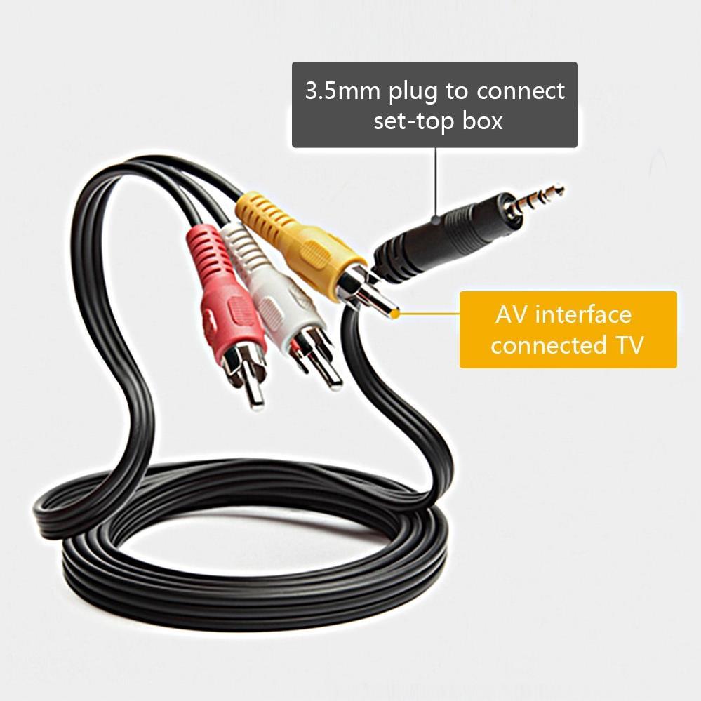 3.5 mm Stereo To 3 Rca Dişi Tos Çevirici Dönüştürücü Ses Kablosu