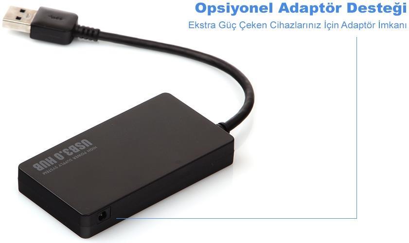 4 Port USB 3.0 2.0 Hub Çoklayıcı Çoğaltıcı Switch