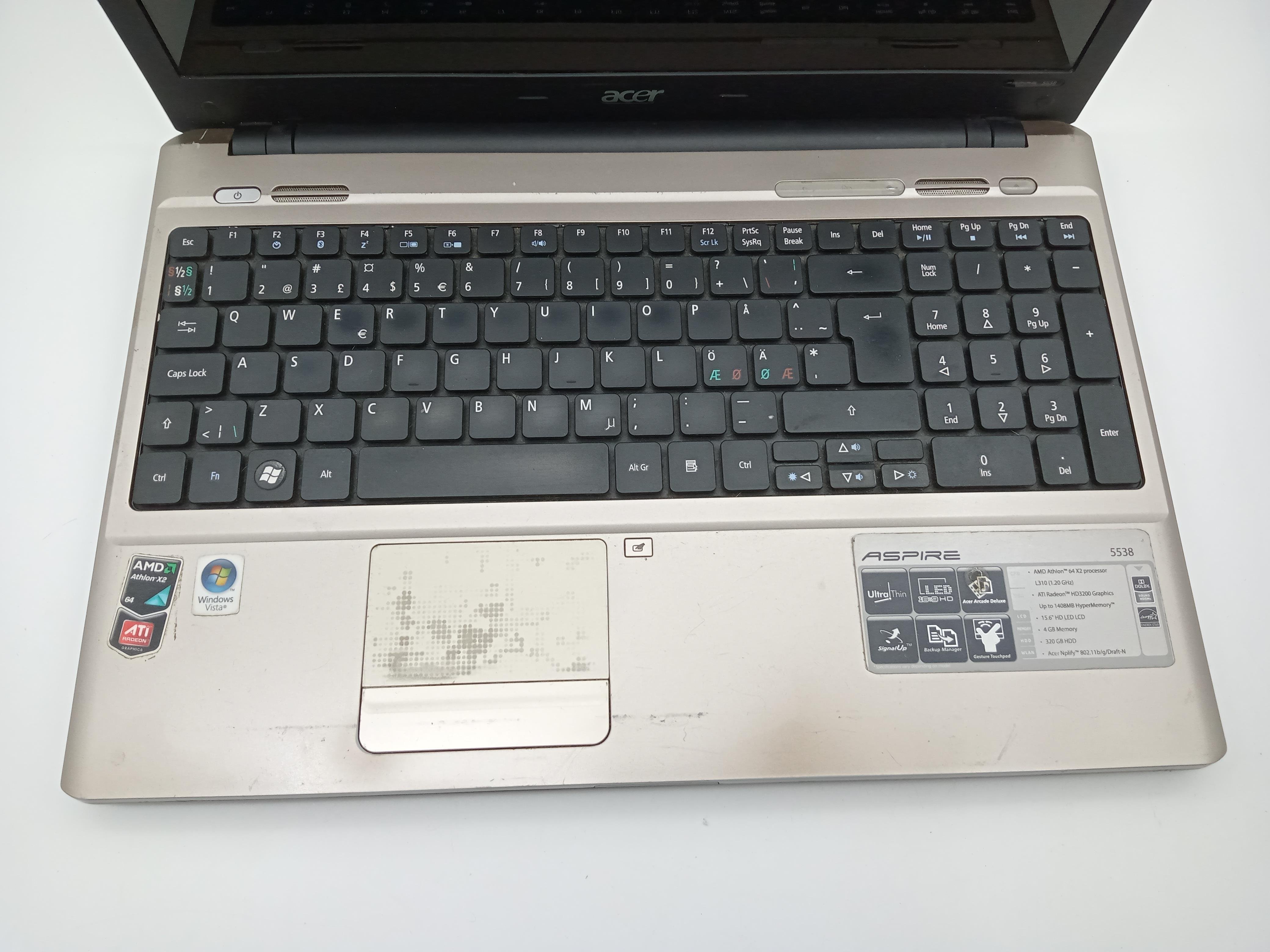 ACER 5538 İKİNCİ EL NOTEBOOK