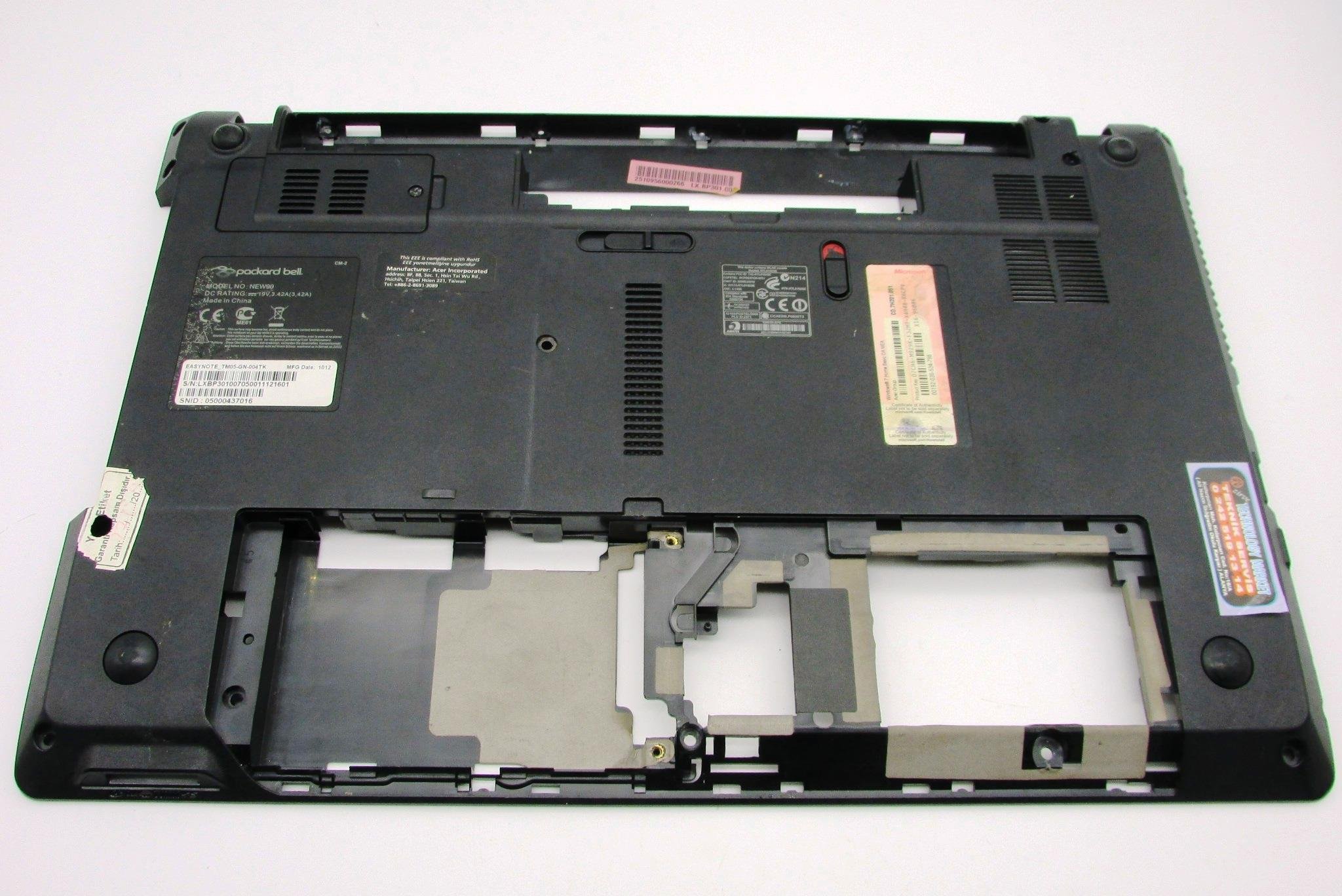ACER PACKARDBELL NEW90 Notebook Alt Kasa