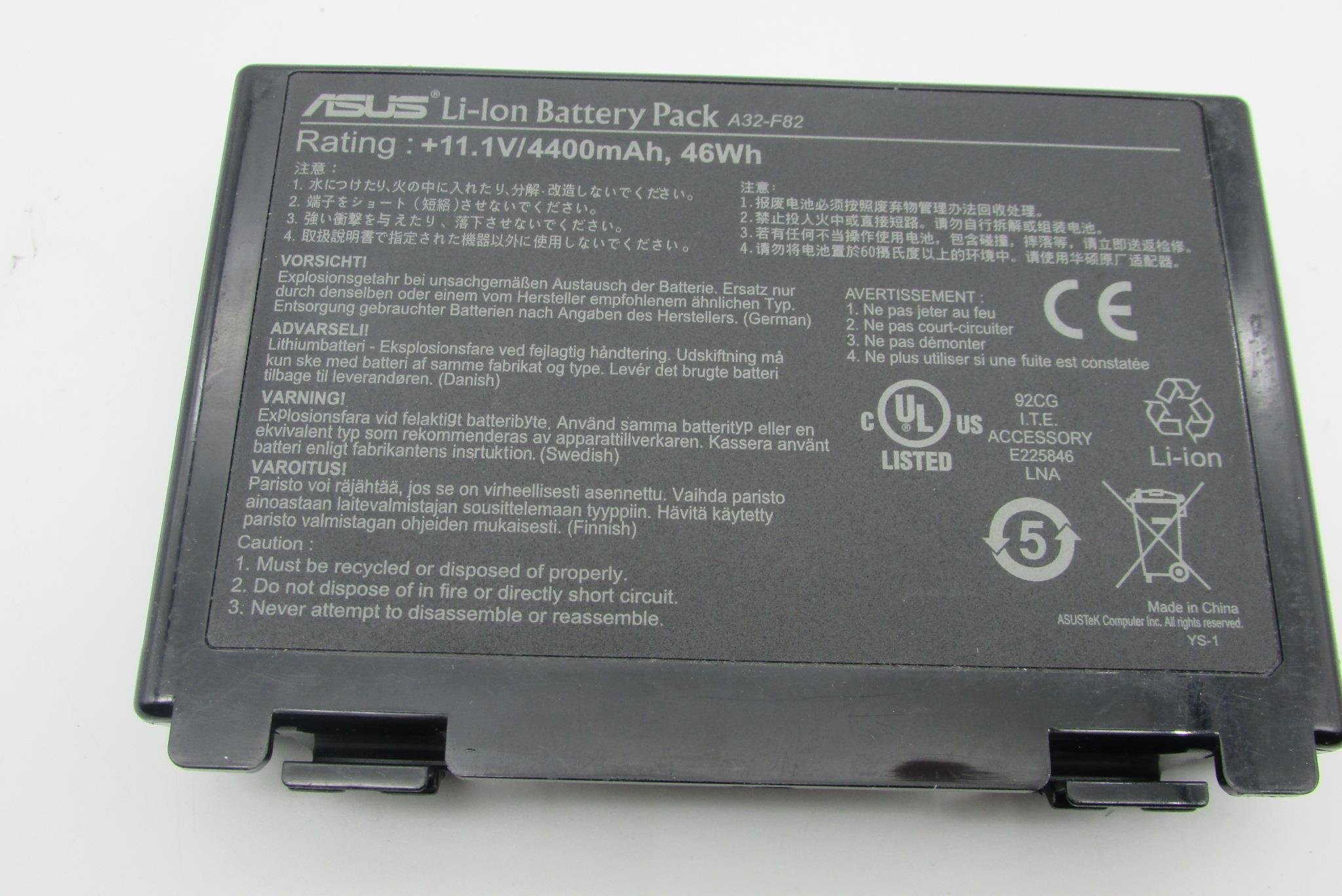 ASUS K61IC Notebook Batarya