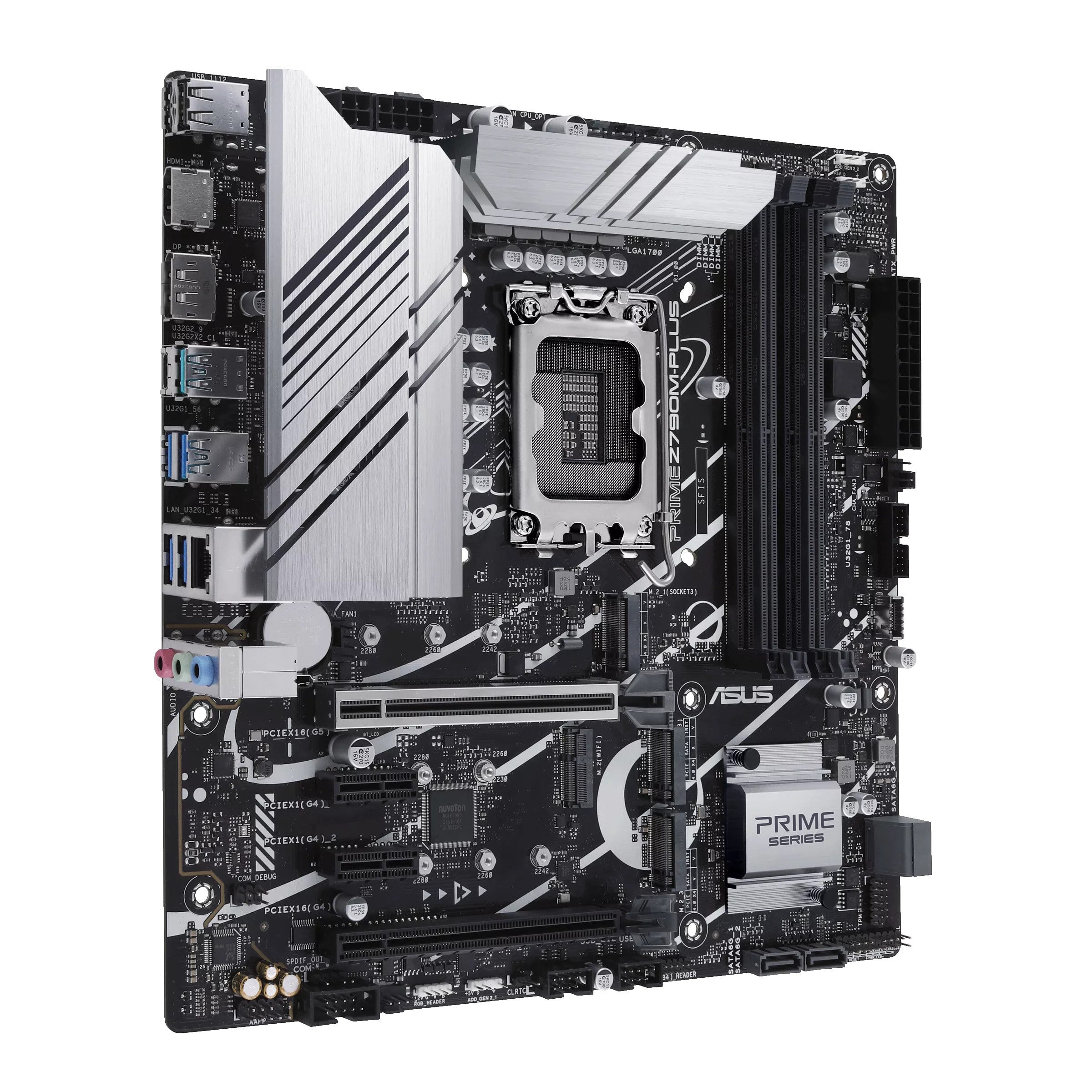Asus Prime Z790M-PLUS Lga 1700 (Intel 14, 12. ve 13. Nesil) Microatx Anakart (Pcıe 5.0, 3 x M.2 Yuva, 10 + 1 Drmos, Ddr5, 1 GB Lan, Dp