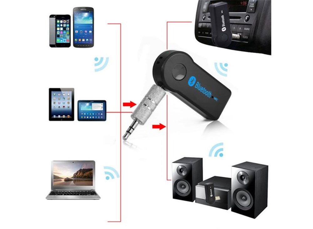 BLUETOOTH AUX Ses ARAÇ Oto KİTİ Mikrofonlu