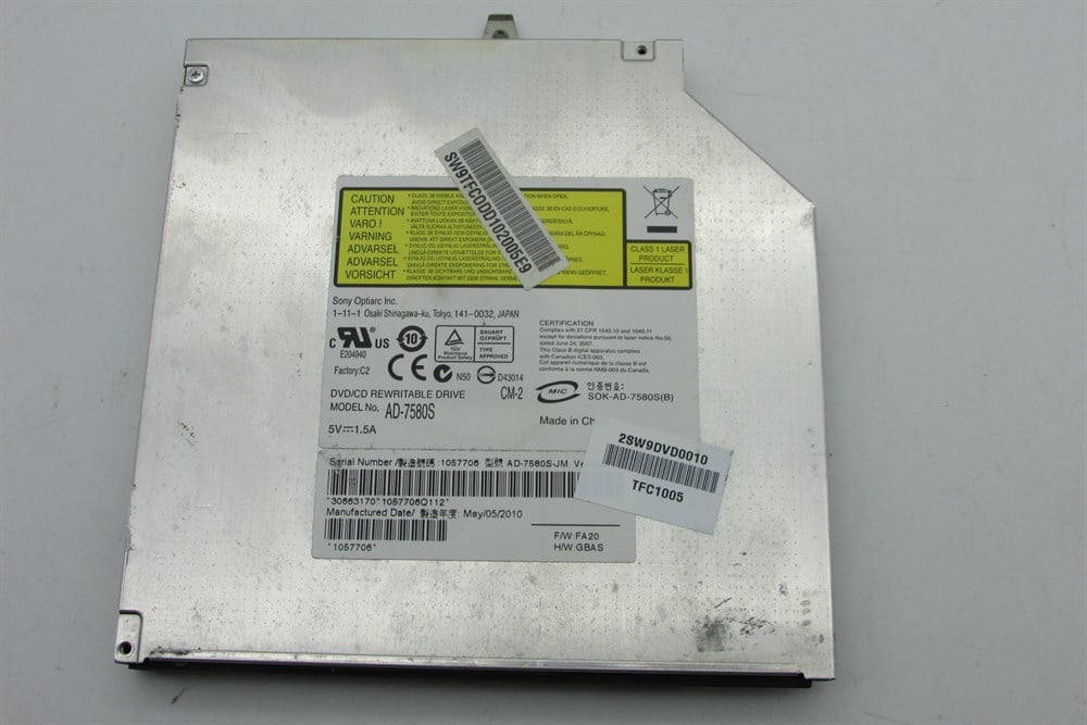 CASPER SW9 Notebook Dvd Rom