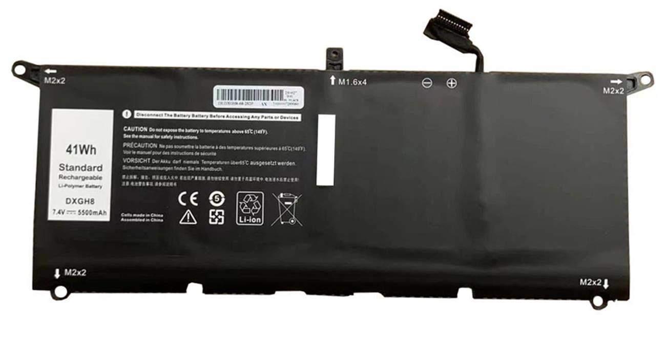 Dell Dxgh8 Xps 13 9305, 7390, 7391 9370, 9380 P82g P113g P115g, H754v G8vcf C76h7 07146w Vostro 5390 5391 P114g, Latitude 3301 E3301 3311 E3311, DXGH8 0H754V V48RM HK6N5 P113G001 P114G001 P115G001 P82G001 P82G002 Batarya pil