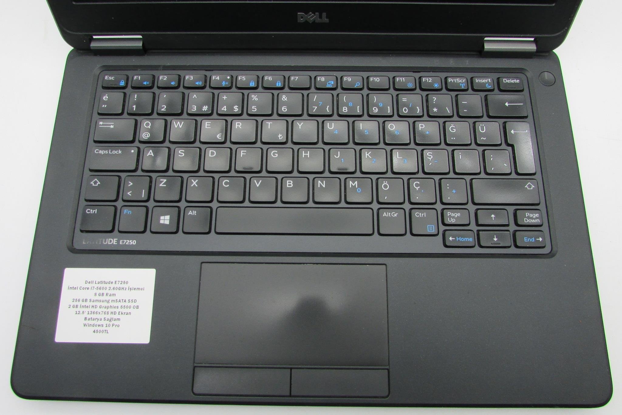 DELL LATİTUDE E7250 2. EL NOTEBOOK