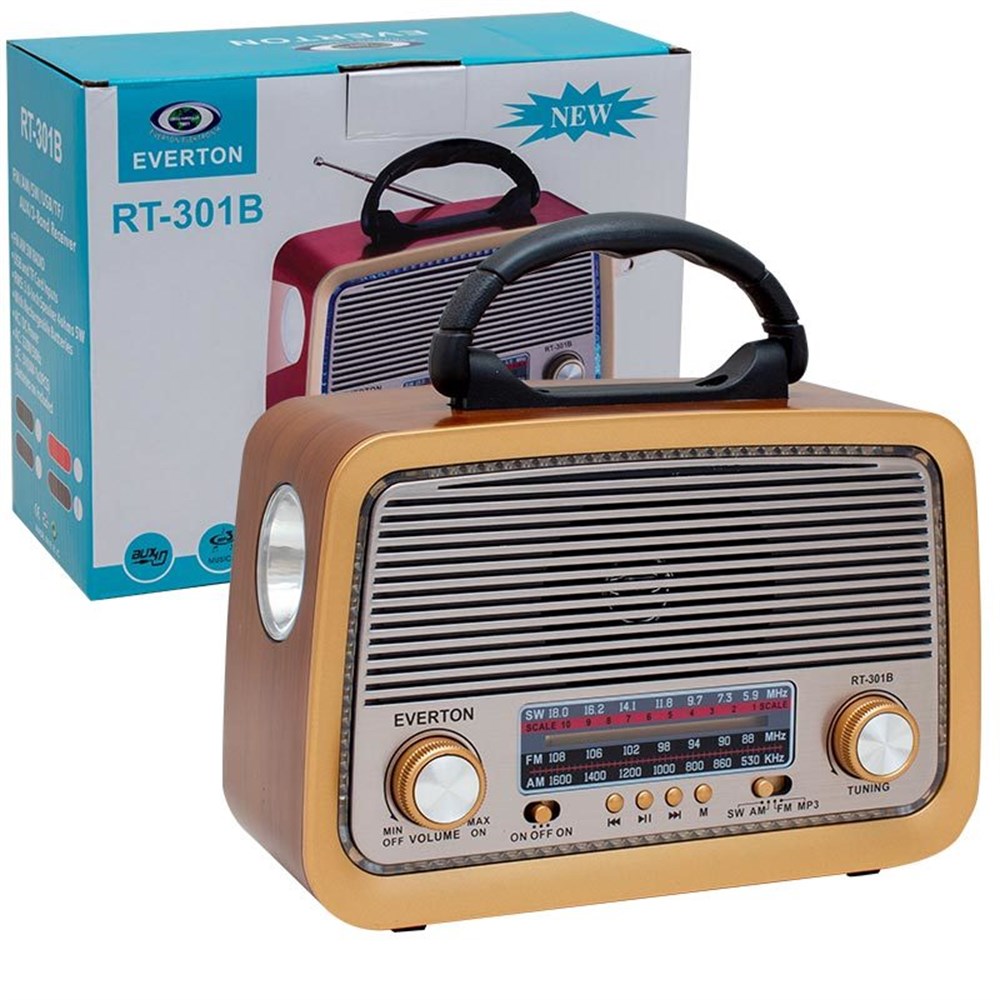 Everton RT-301BT USB-SD-FM-Bluetooth Destekli Nostaljik Radyo
