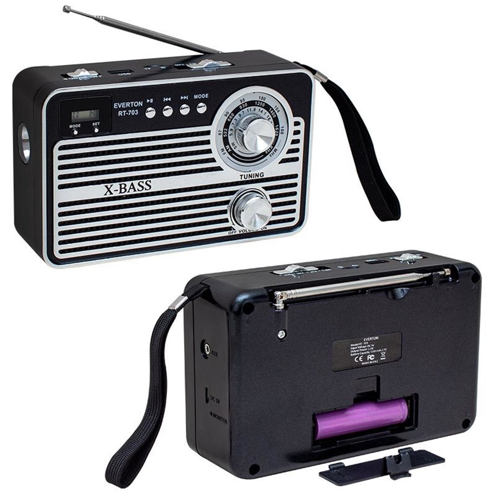 Everton RT-703BT USB/SD/FM/AUX Destekli Nostaljik Radyo