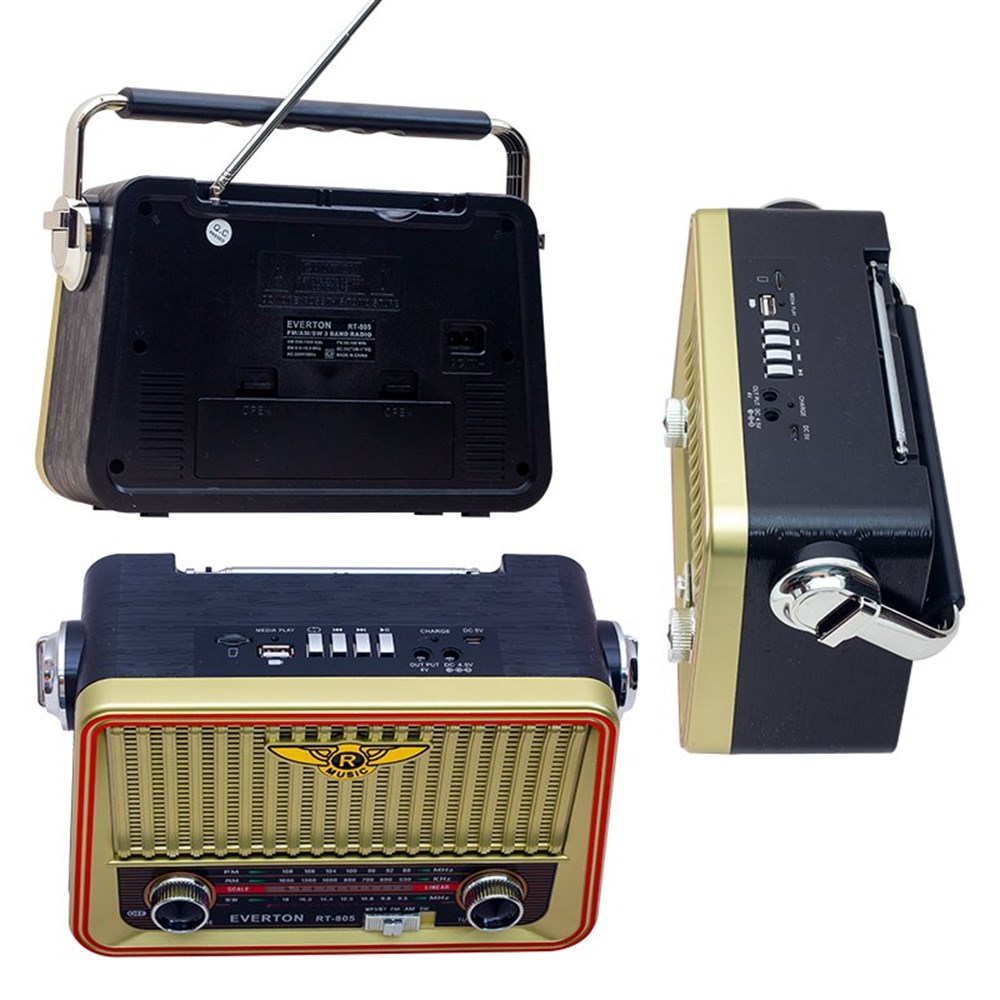 Everton RT-805BT USB-SD-FM-Bluetooth Destekli Nostaljik Radyo
