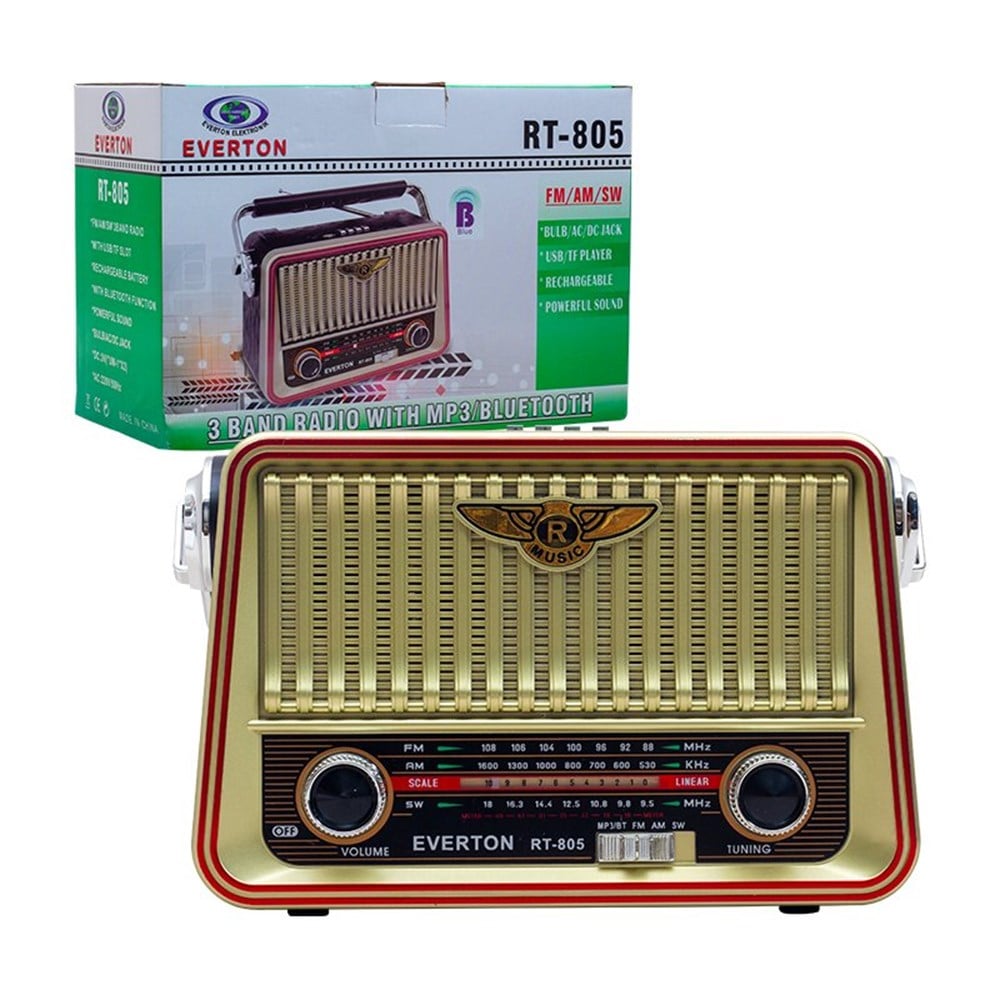 Everton RT-805BT USB-SD-FM-Bluetooth Destekli Nostaljik Radyo