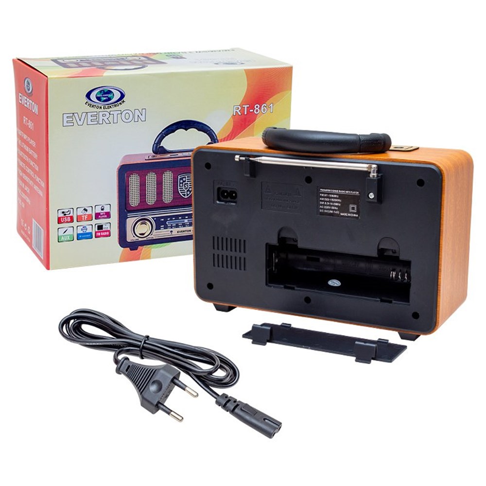 Everton RT-861BT USB-SD-FM-Bluetooth Destekli Nostaljik Radyo