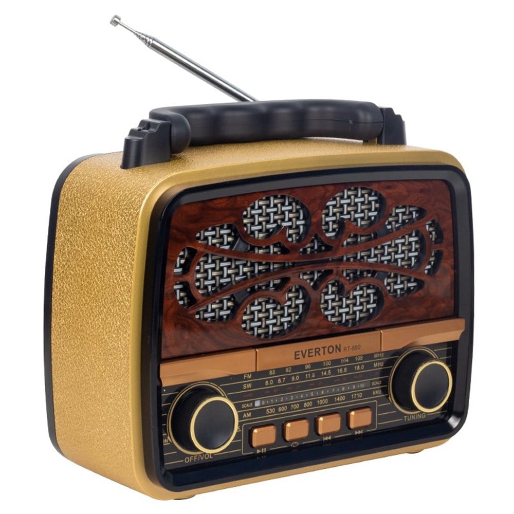 Everton RT-880BT Mini USB-SD-FM-Bluetooth Destekli Nostaljik Radyo