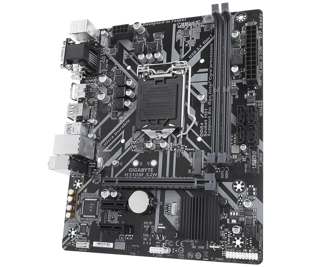 Gigabyte H310M-S2H İntel H310 2666 MHz DDR4 Soket 1151 mATX Anakart