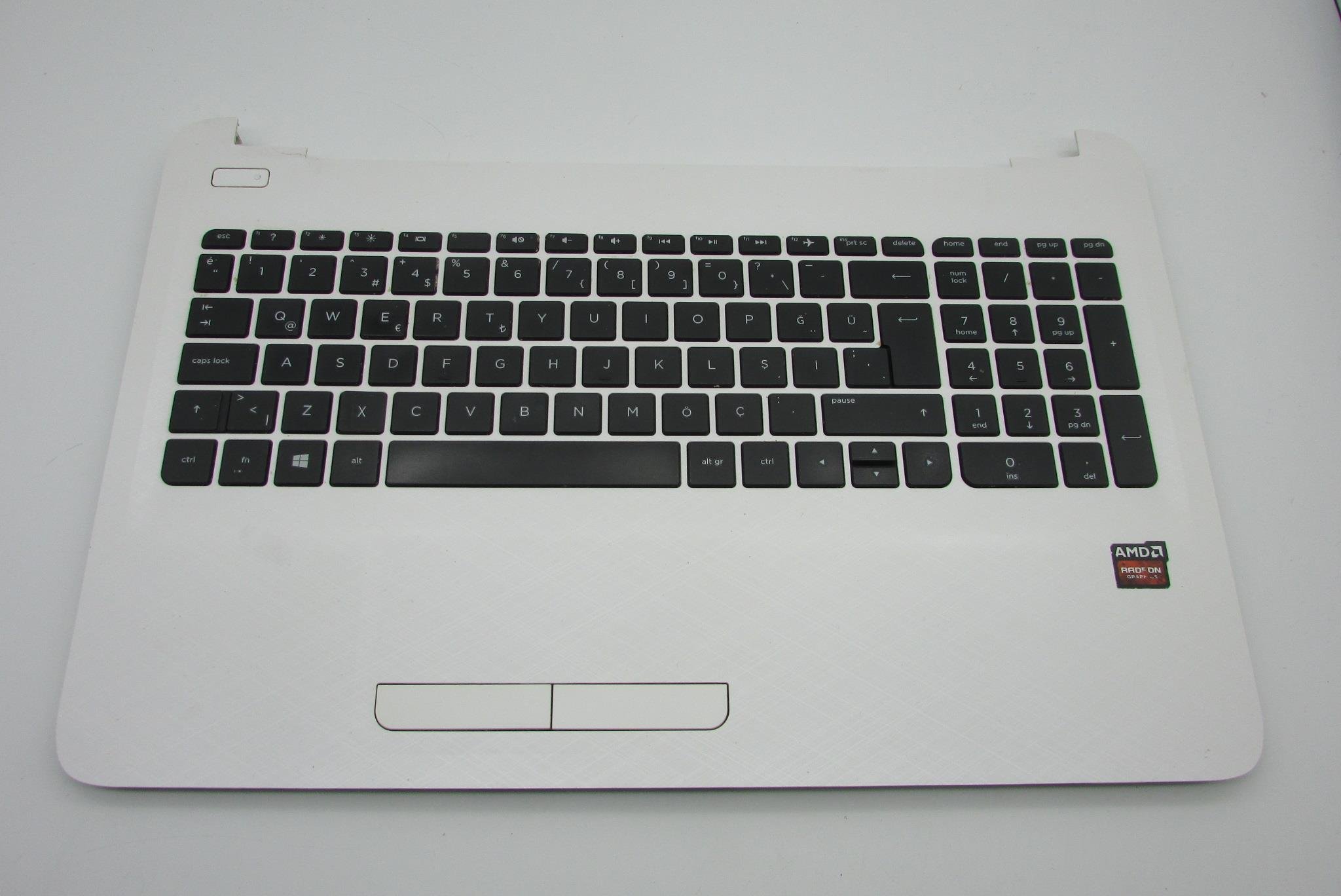 HP 15 AF111NT Notebook Ust Kasa Klavye