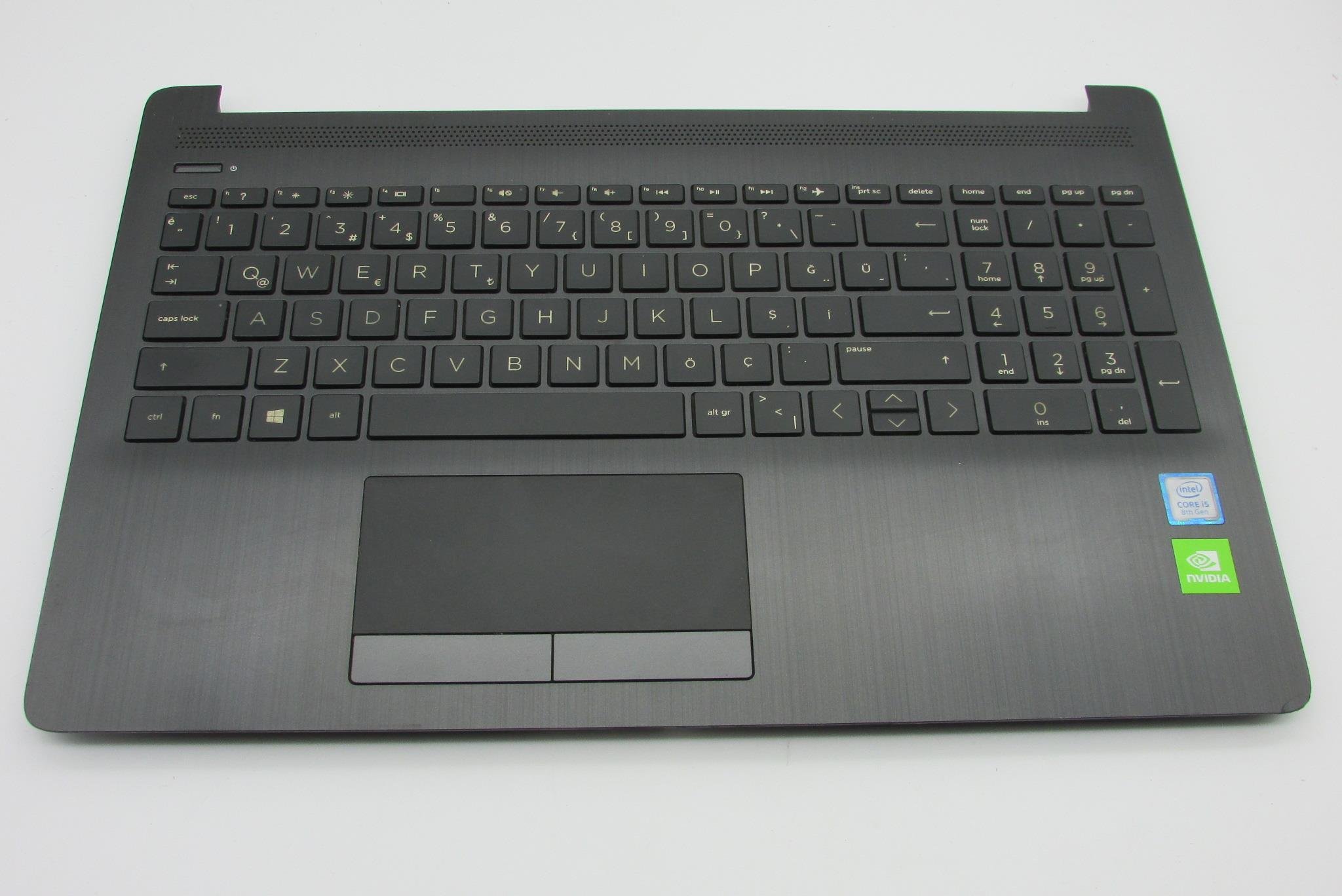 HP 15 da101nt Notebook Ust Kasa Klavye