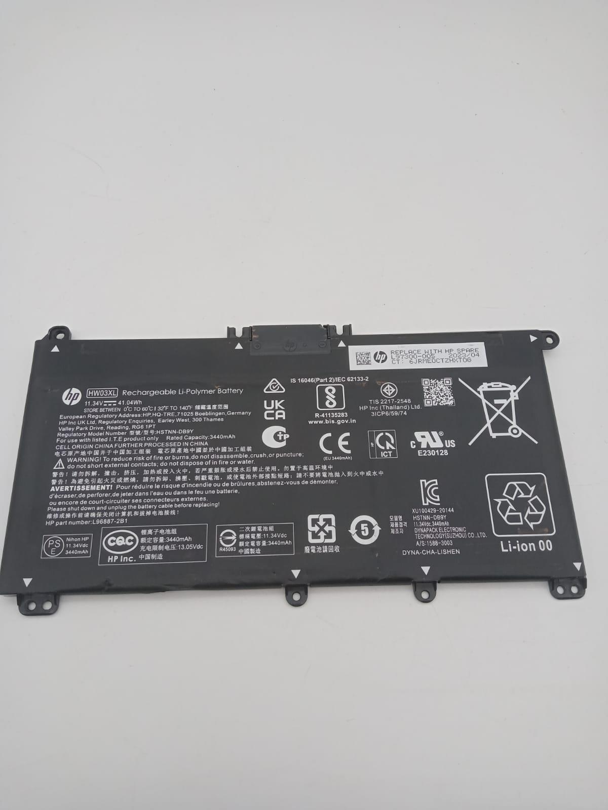 HP 240 250 245 255 G9 Notebook Batarya
