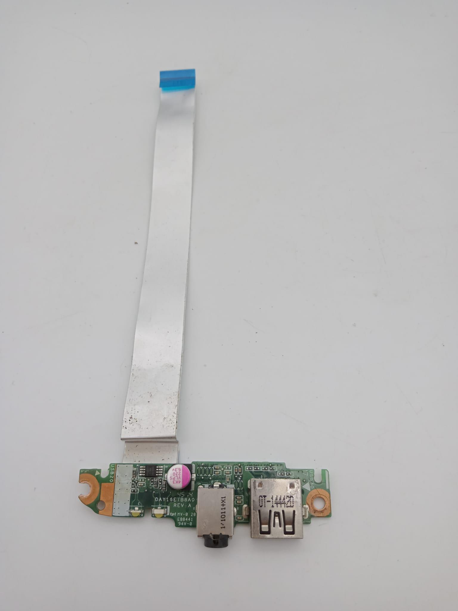 HP PAVİLİON SİLVER 15-P204NT Notebook Usb Stereo Data Soket