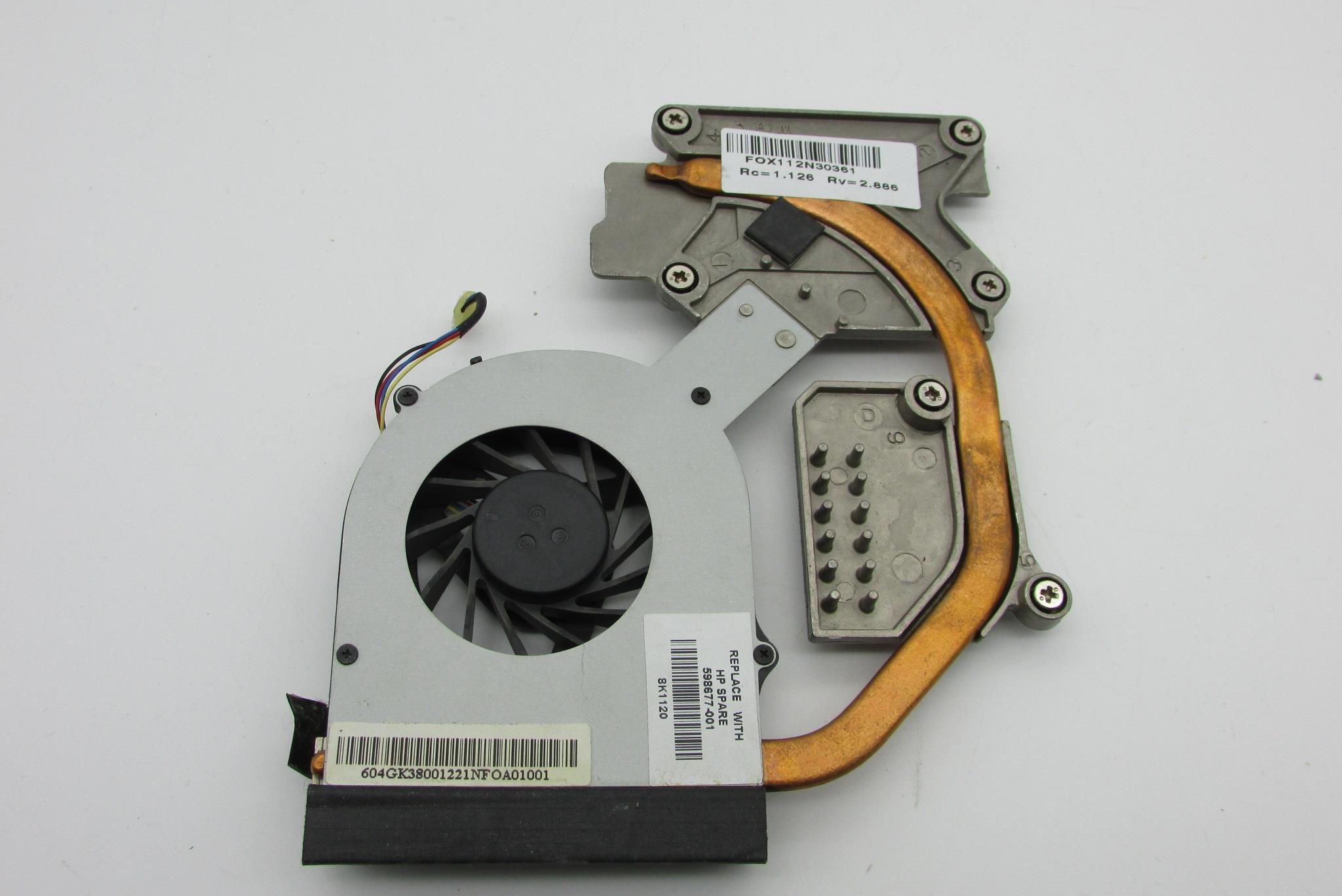 HP PROBOOK 4520S 4525S 4720S Notebook Bakır Sogutucu Fan