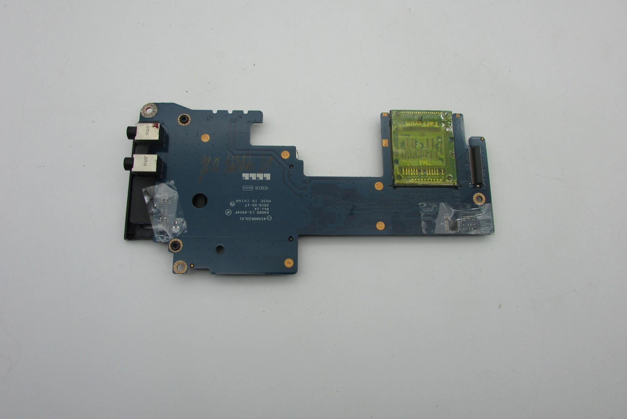 HP un2420 Notebook SD, AUX Portları