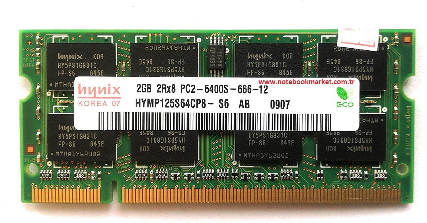 Hynix 2GB DRR2 6400S Notebook Ram