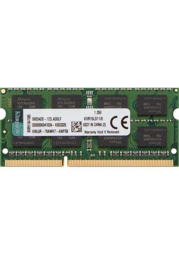 Kingston KVR16LS11/8 8 GB DDR3L 1600 MHz CL11 Notebook Sodimm Ram