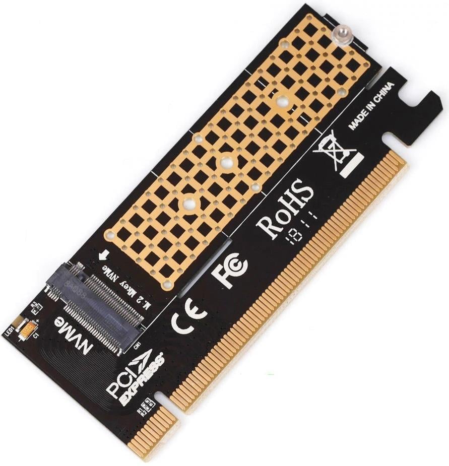 M.2 Nvme Ssd Ngff To Pcie 3.0 X16 Adaptör M Key Kart Çevirici Dönüştürücü