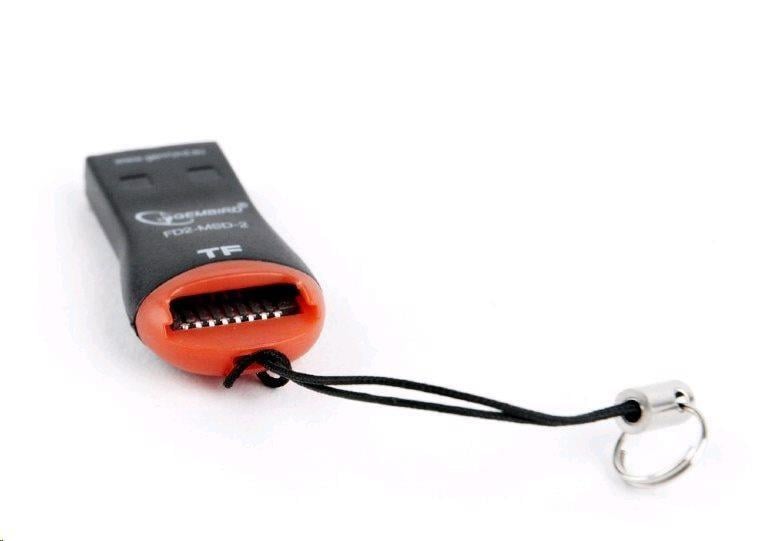 MicroSD card reader GEMBIRD FD2-MSD-3, USB