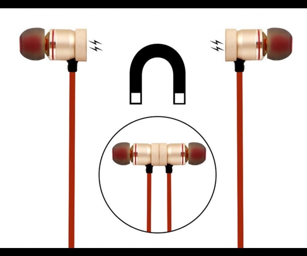 Mıknatıslı Bluetooth Kulaklık Extra Bass
