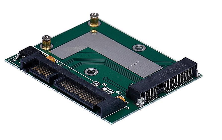Msata (Mini Sata) Ssd To Sata Çevirici Dönüştürücü Adaptör