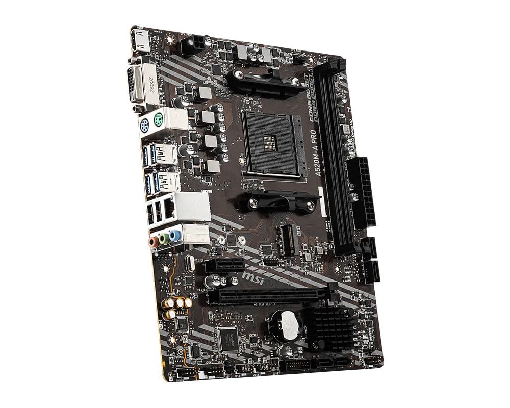 MSI A520M-A Pro AMD A520 4600 MHz (OC) DDR4 Soket AM4 mATX Anakart
