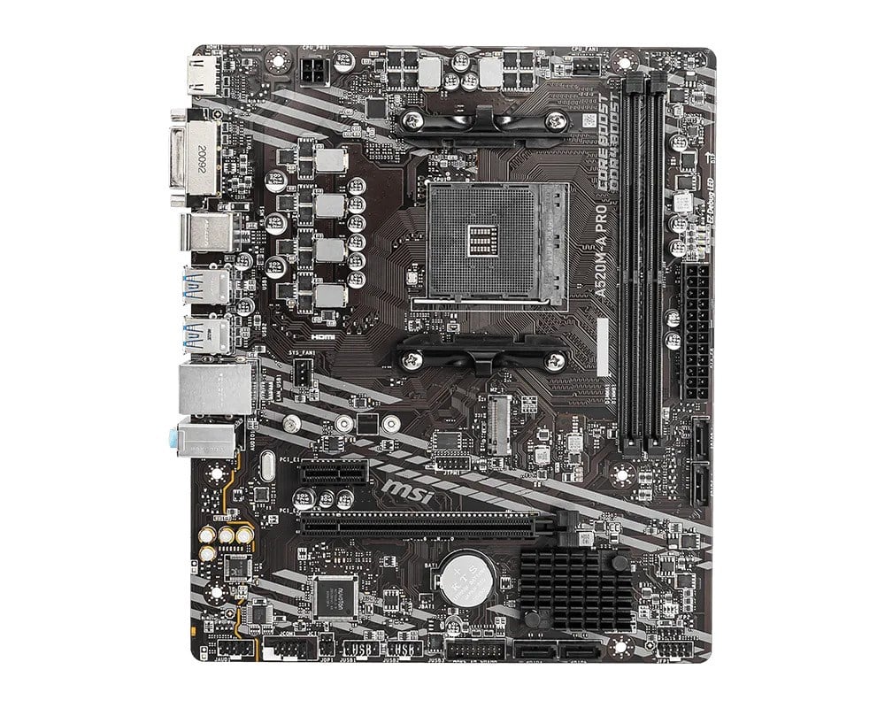 MSI A520M-A Pro AMD A520 4600 MHz (OC) DDR4 Soket AM4 mATX Anakart