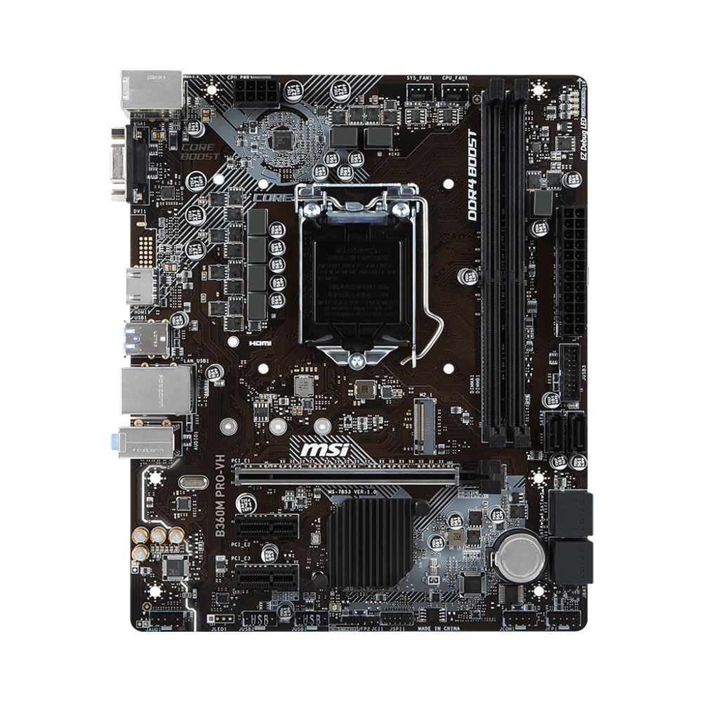 MSI B360M PRO-VH Intel B360 Soket 1151 DDR4 2666 Anakart