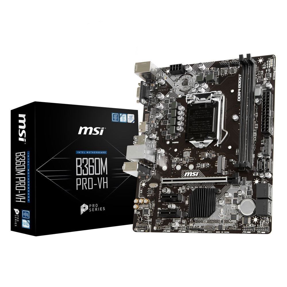 MSI B360M PRO-VH Intel B360 Soket 1151 DDR4 2666 Anakart