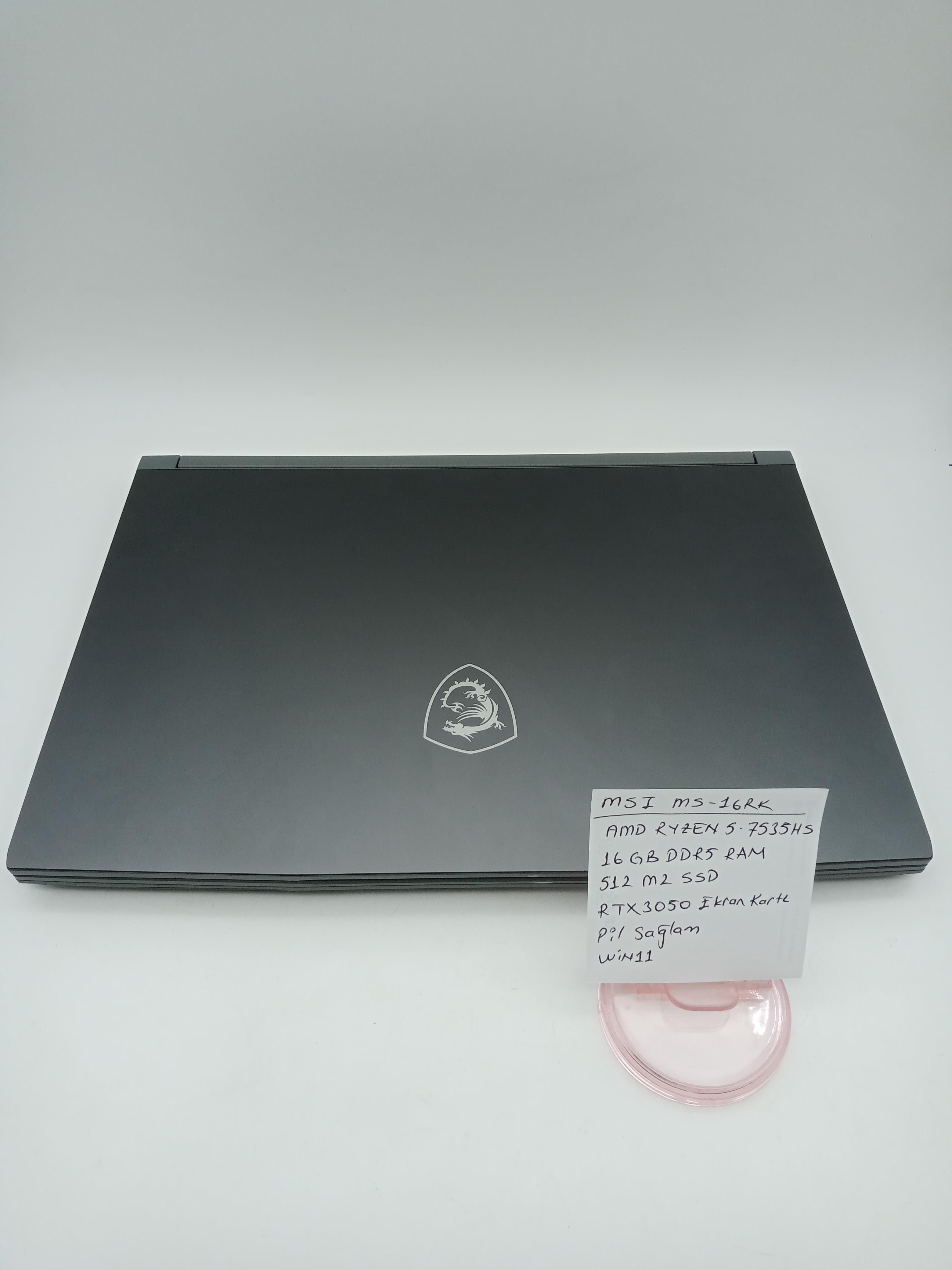 MSI MS 16RK İKİNCİ EL NOTEBOOK