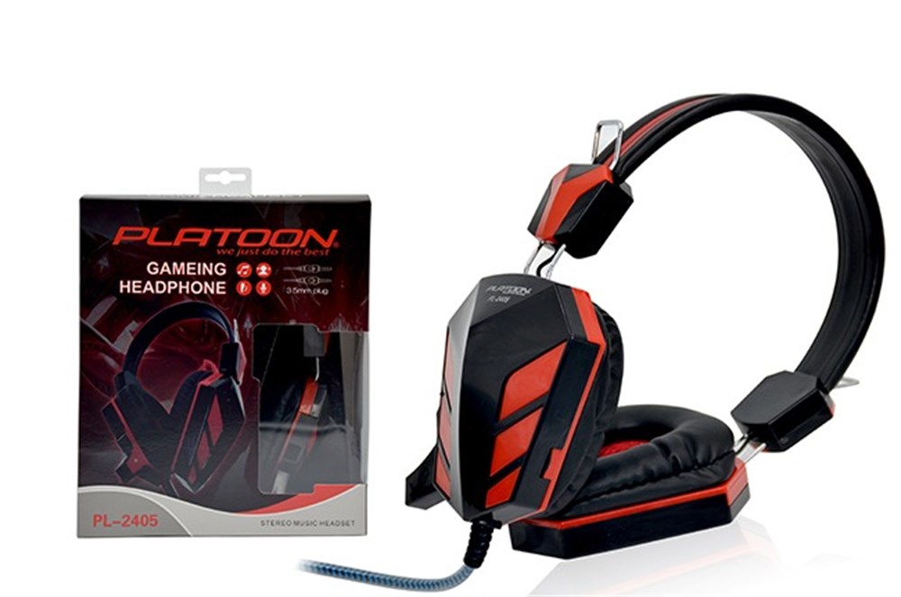 Platoon PL-2405 Profesyonel Mikrofonlu Gamer Kulaklık 7.1 Sound Extra Bas