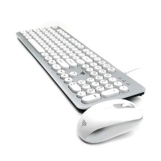 Platoon PL-380 Retro Kablolu Klavye Mouse Seti