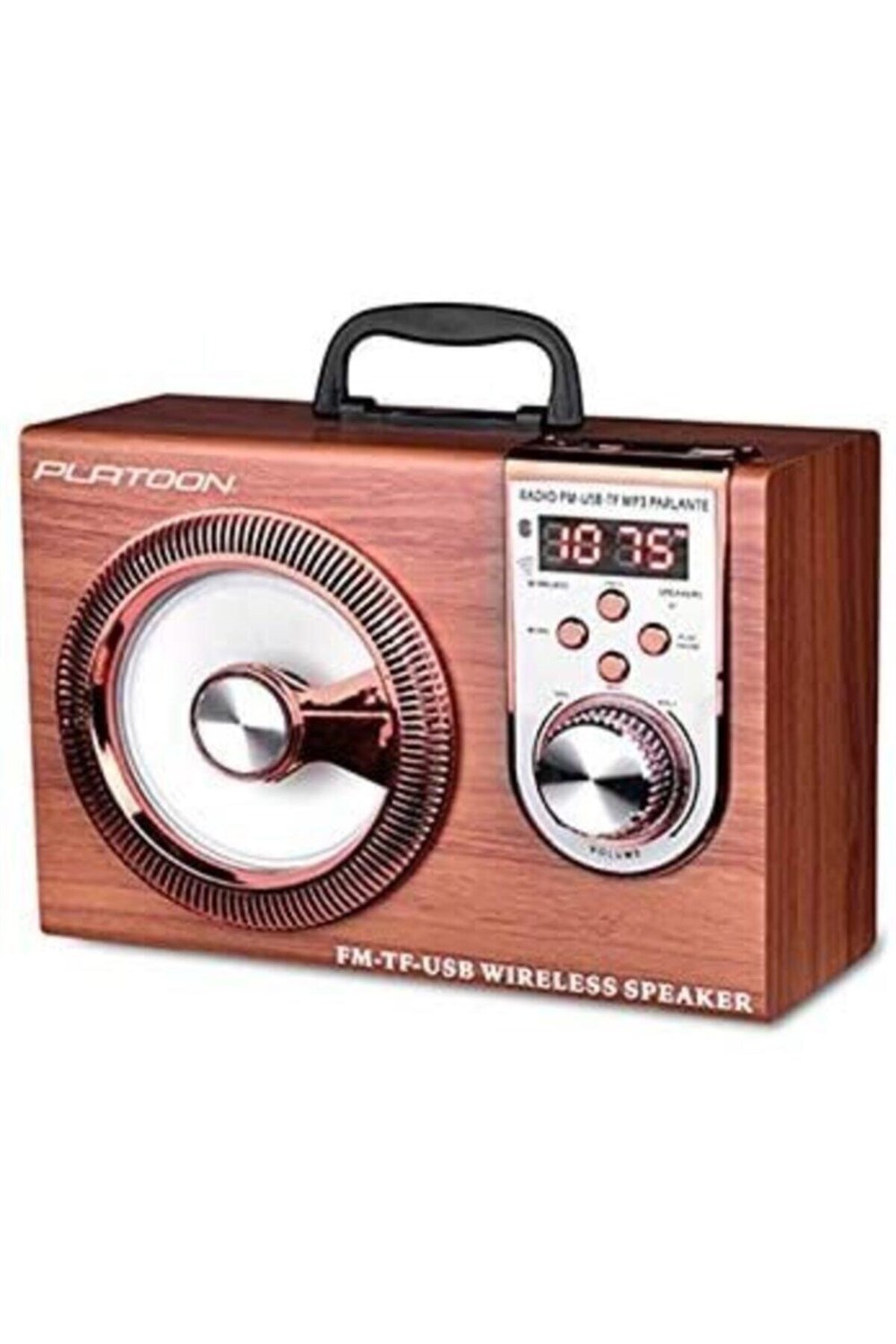 Platoon Pl-4337 Bluetooth Speaker Fm/Sd/Usb