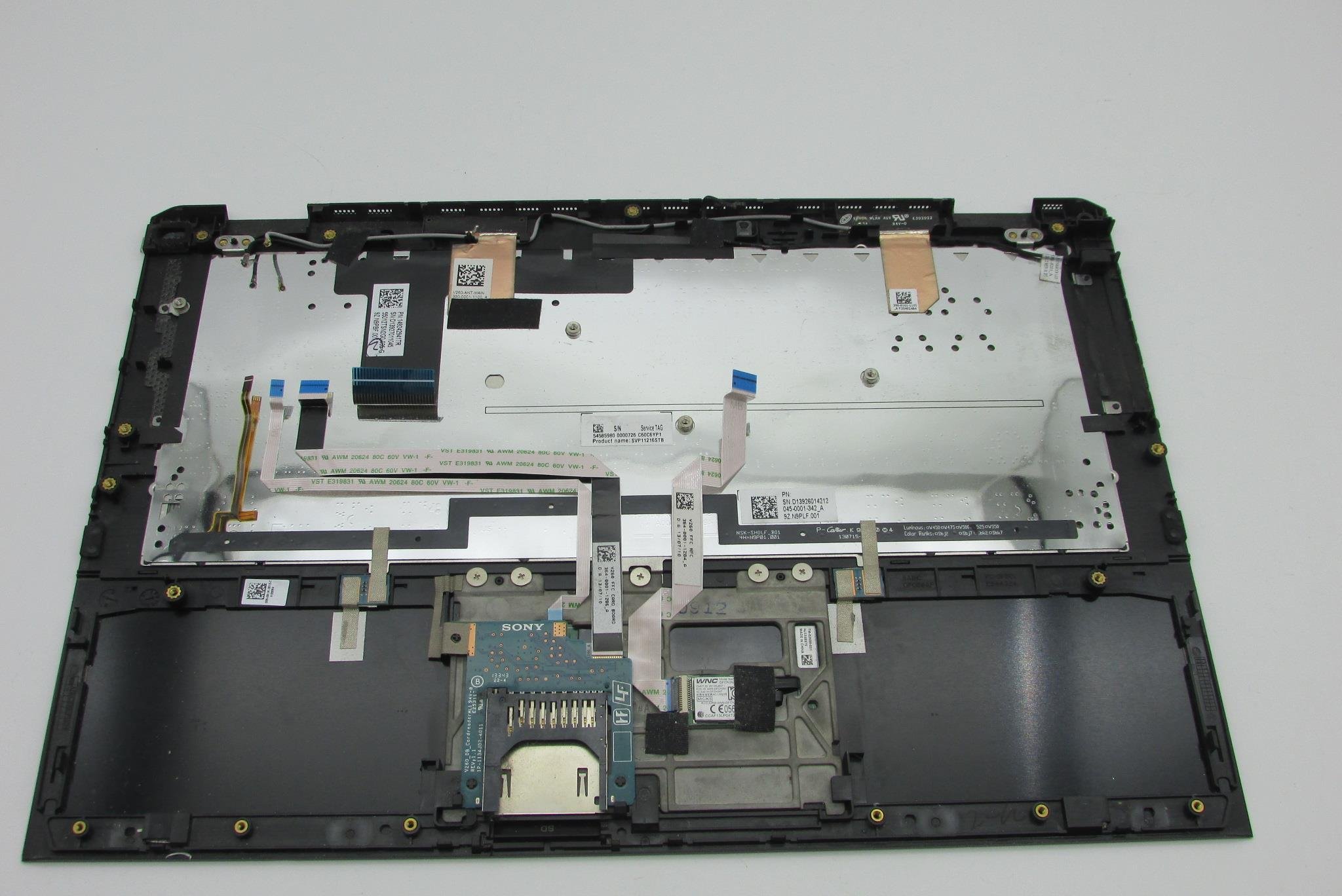 SONY VAİO SVP112 A1CW Notebook  Ust Kasa  Klavye