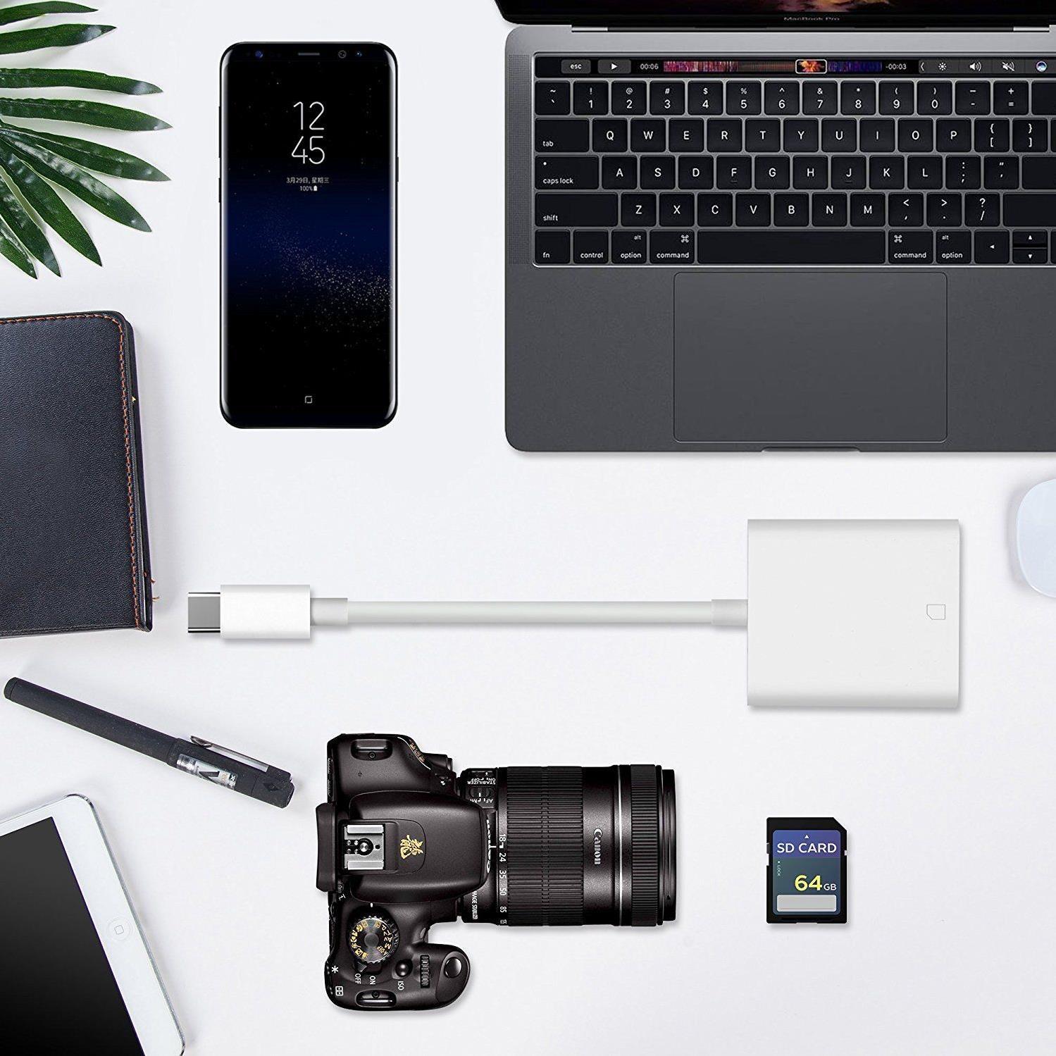 Type C USB 3.1 To Sd Card Reader Kart Okuyucu Sdxc Çevirici Dönüştürücü Adaptör