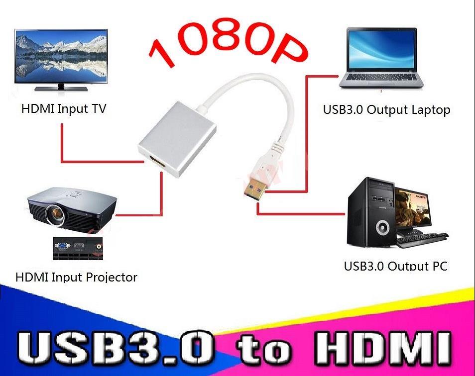 Usb 3.0 To Hdmi Çevirici Dönüştürücü Adaptör