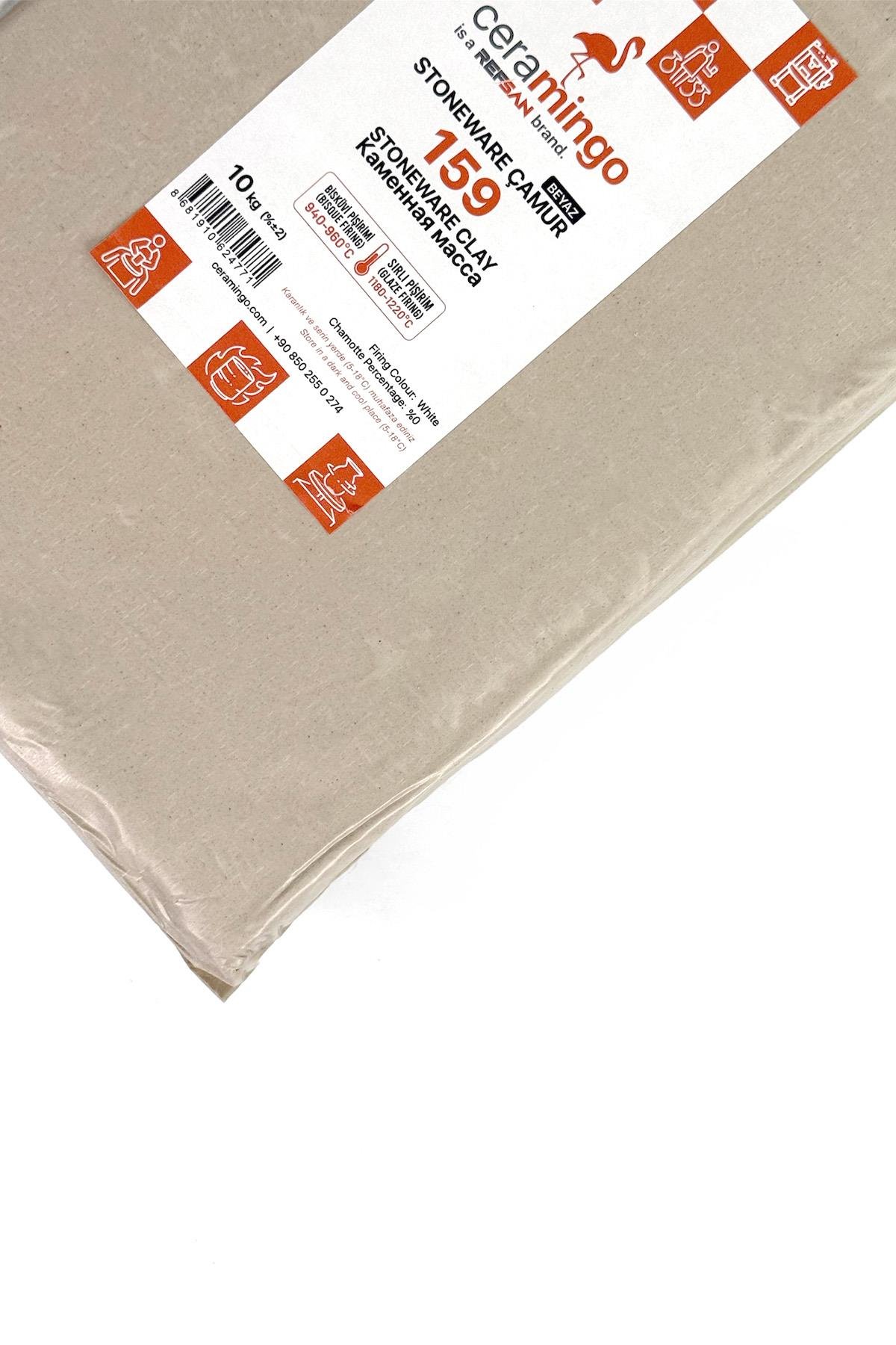 256 Stoneware Çamuru Vakumlu 10 kg