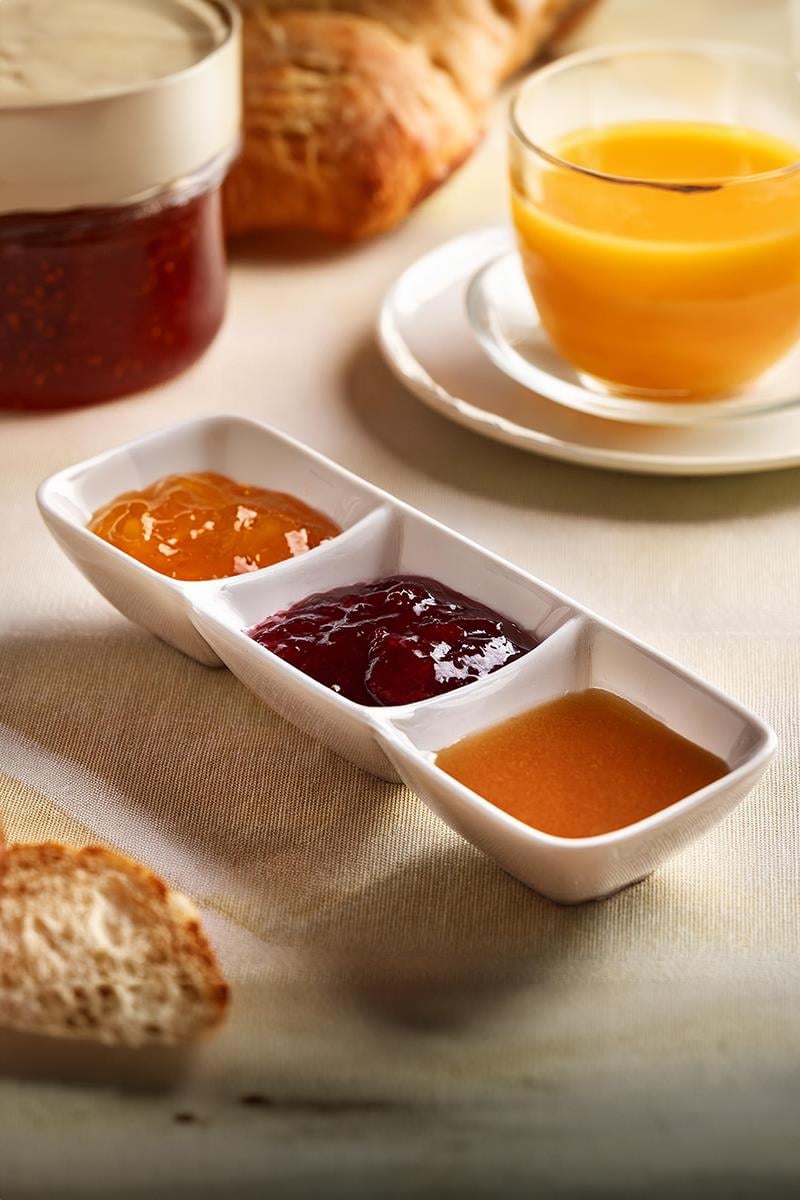 3 Section Mars Appetizers Ceramic Bisque
