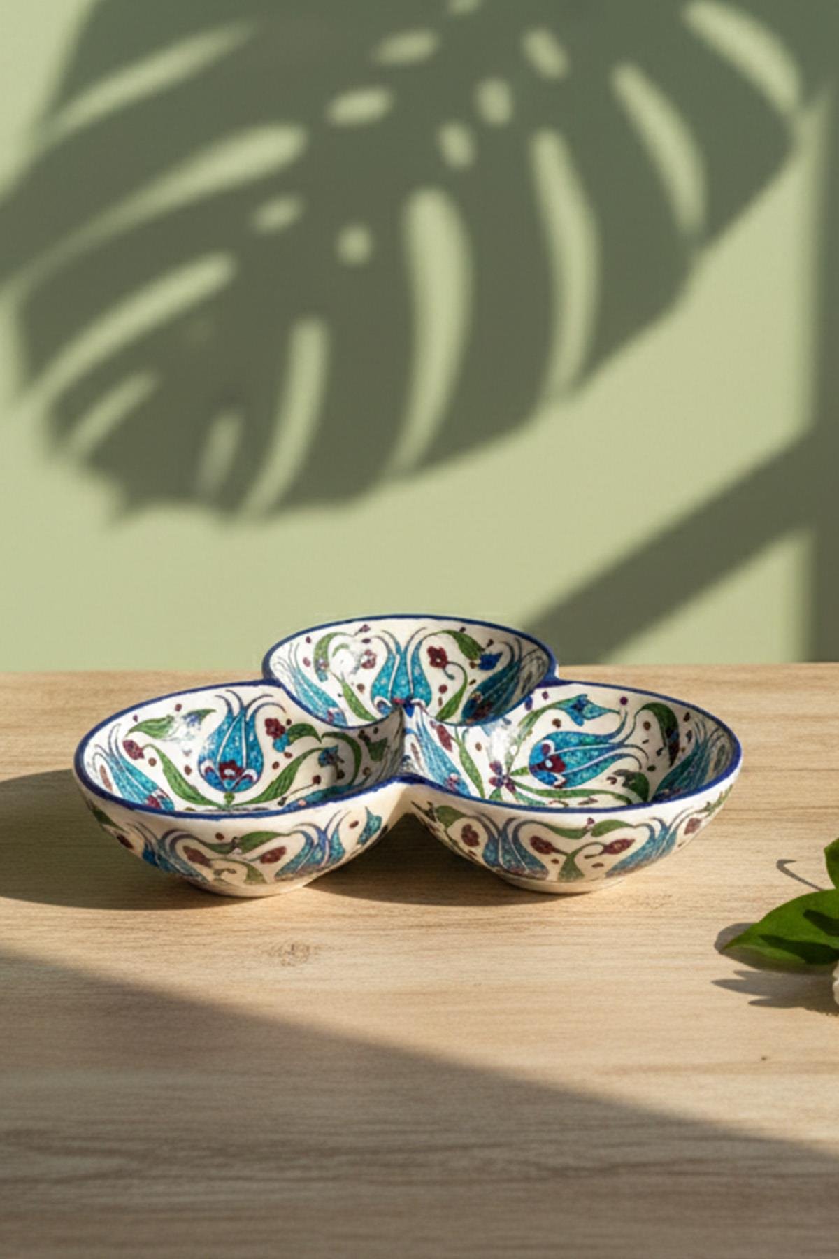 3-Piece Round Cookie Holder - Ceramic Bisque