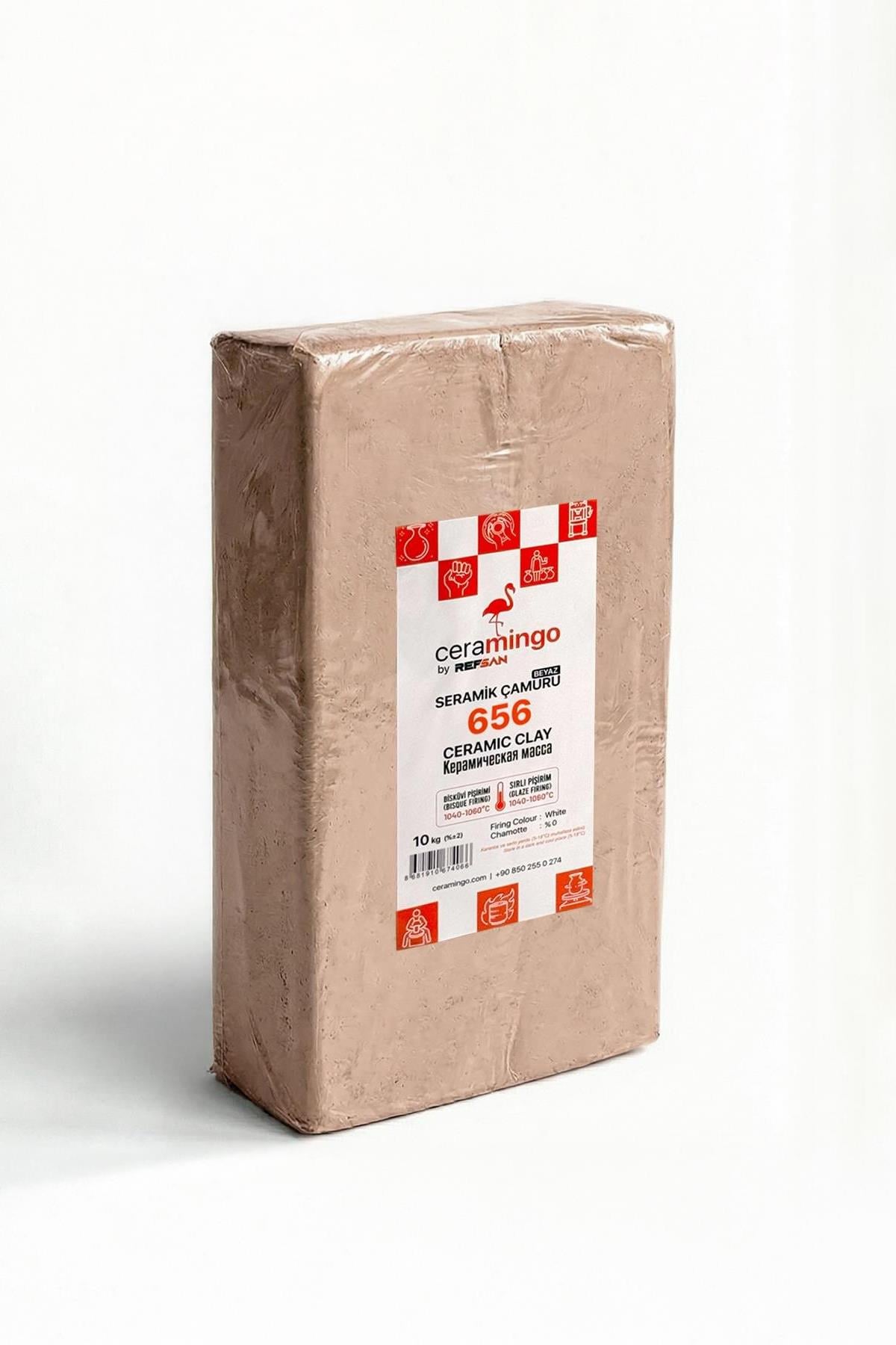 656 Seramik Çamuru Vakumlu 1050°C