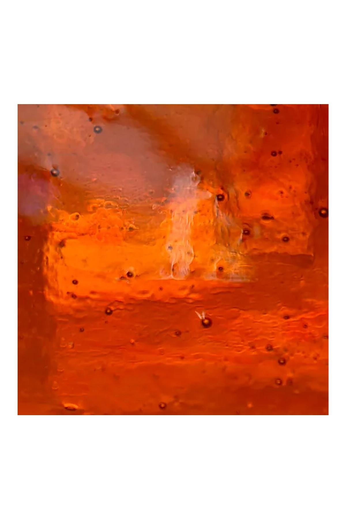 7-1 Açık Kırmızı Renkli Füzyon Camı