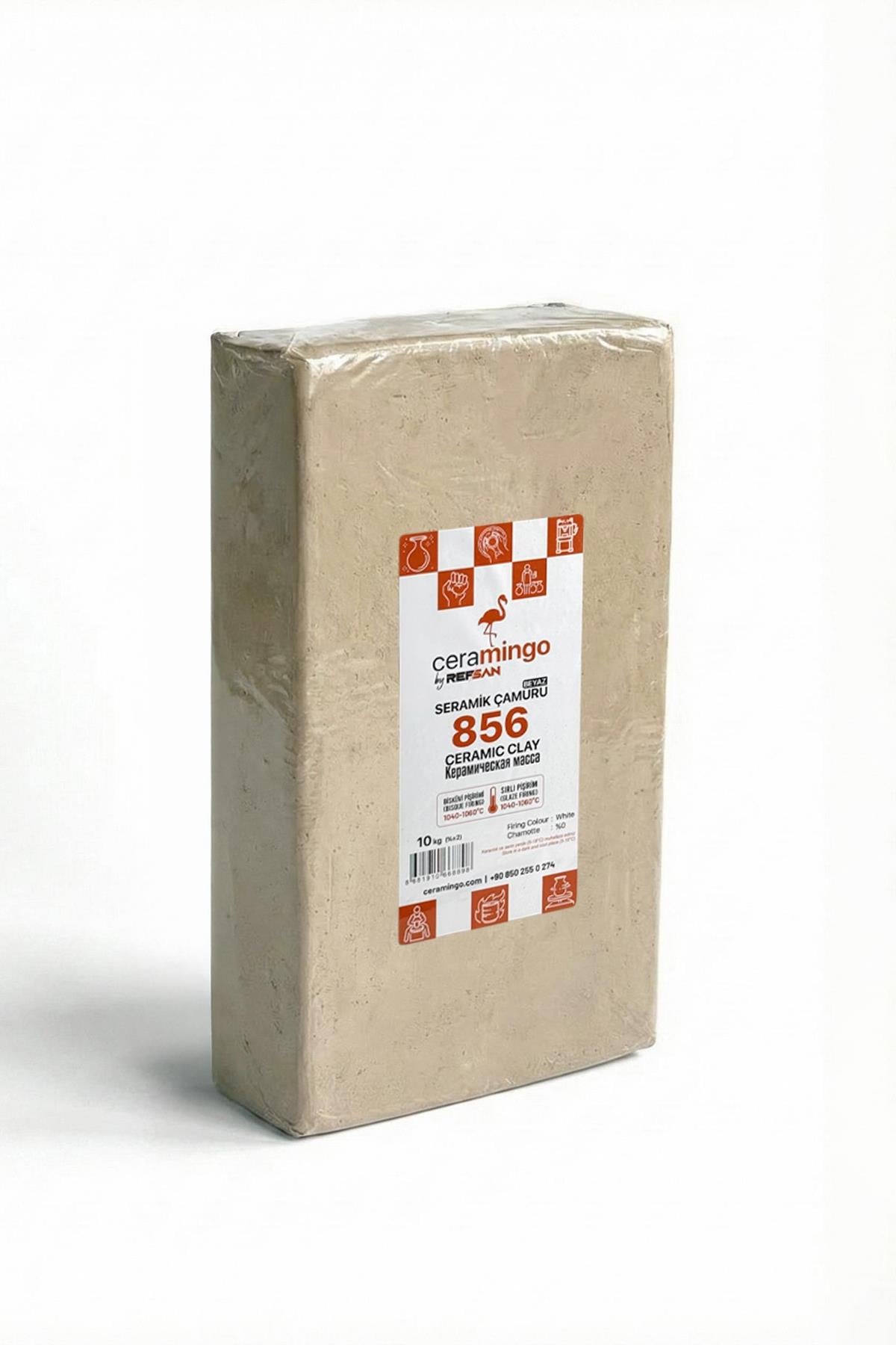 754 Seramik Çamuru Vakumlu 1050°C 10 Kg